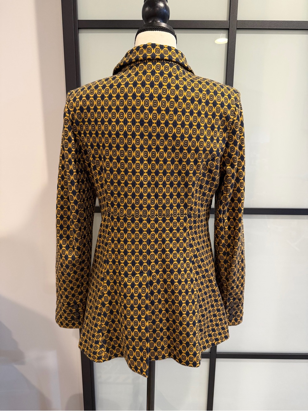 CAbi Yellow & Black Geometric Print Blazer - Picture 3 of 5